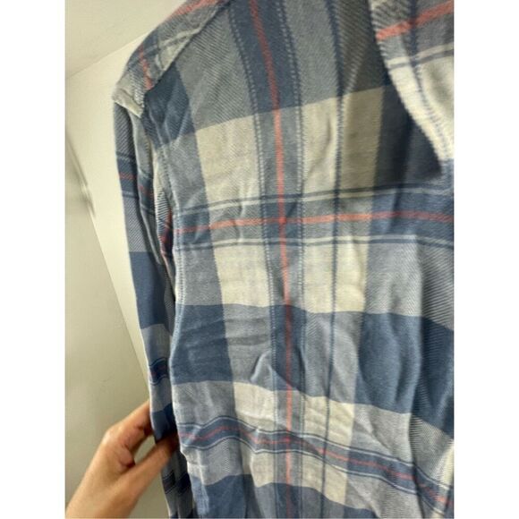 Rails Hunter Blue Lake Coral Buttoned Down Shirt Size S - Picture 3 of 10